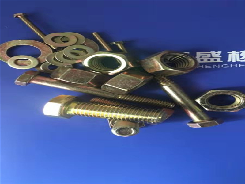 彩鋅72小時鹽霧螺栓